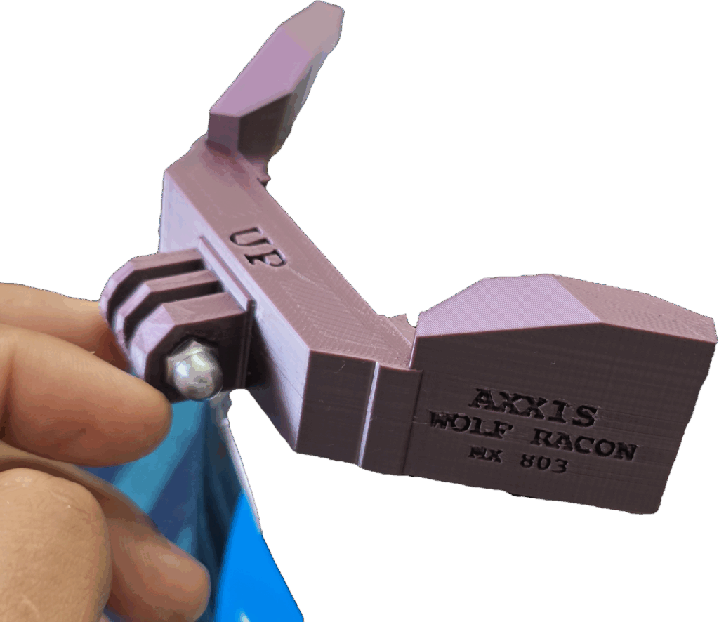POV Chin Mount for AXXIS WOLF RACON MX 803 - Zen Mounts