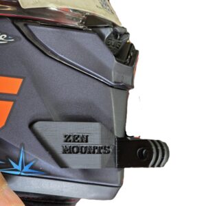 Alternative view of Helmet Chin Mount for KYT R2R Pro