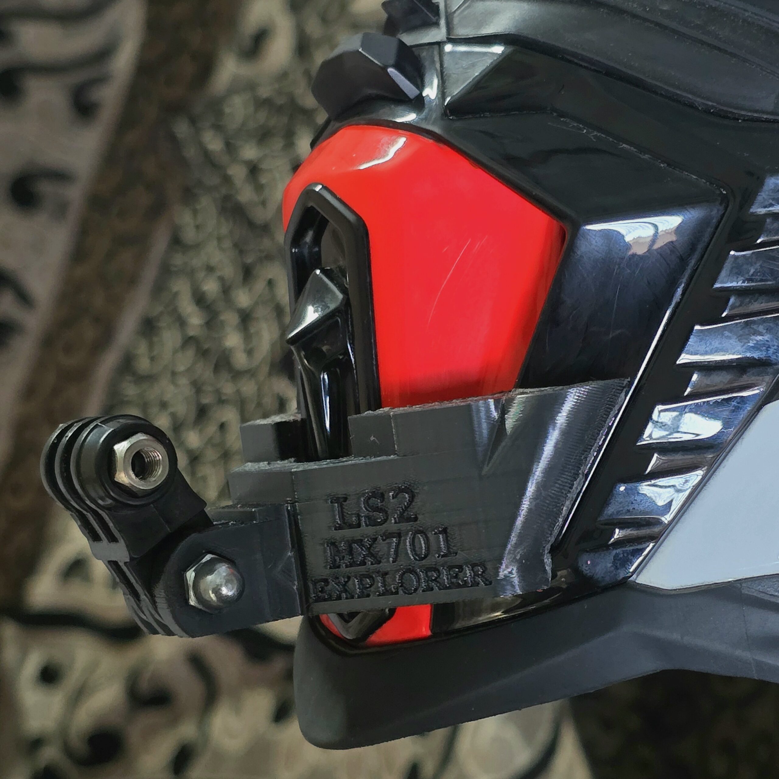 POV Chin Mount for LS2 MX701 Explorer Plus