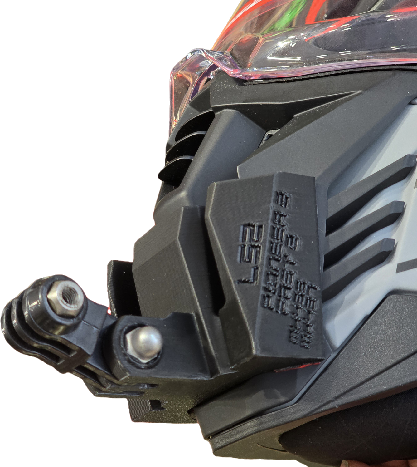 Helmet Chin Mount for LS2 MX436 Pioneer II & MX437 FAST II