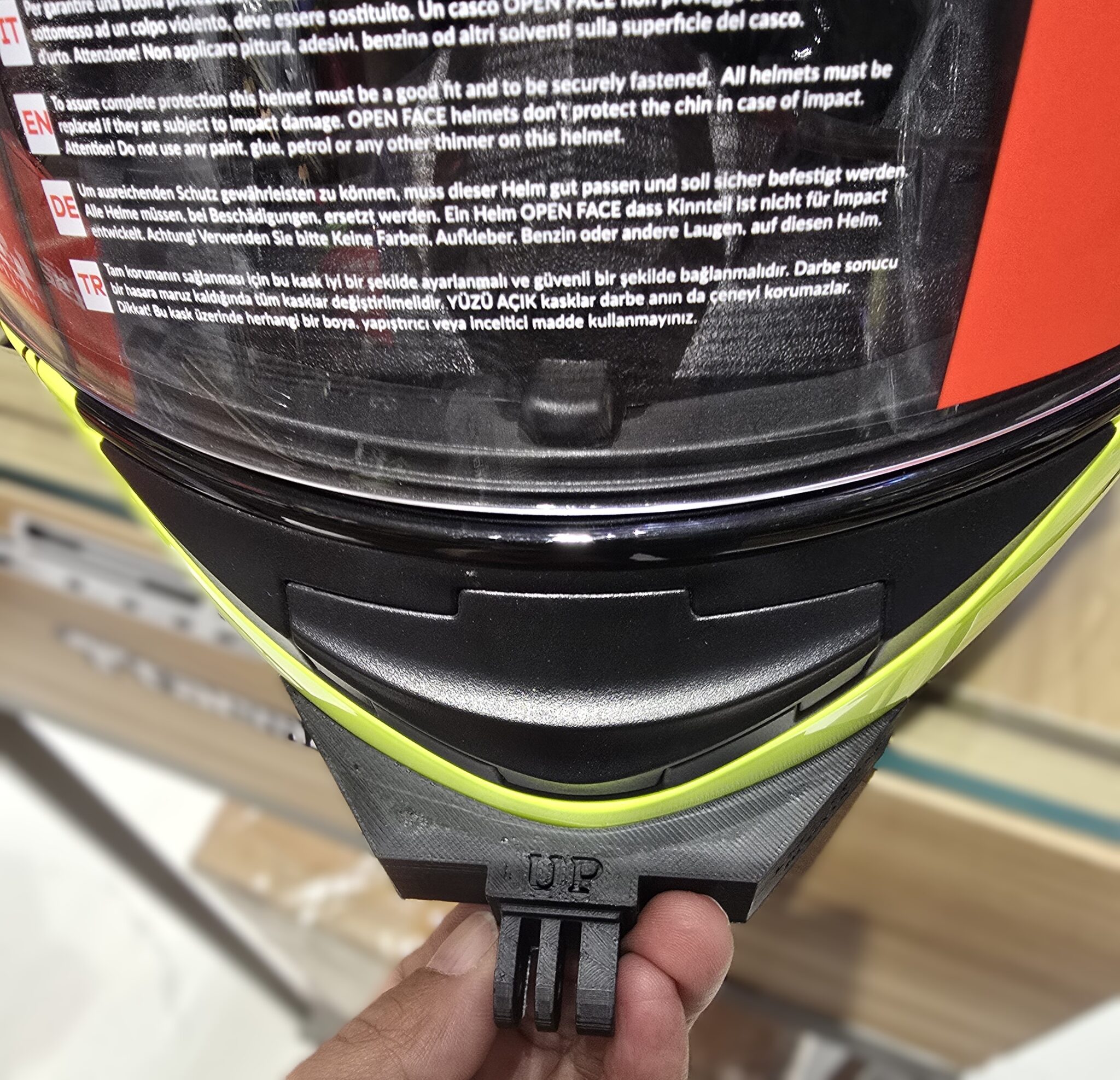 Ls2 Rookie Accessories POV Chin Mount for LS2 FF352 Rookie - Zen Mounts