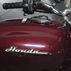 2 PCs Honda Vintage Cursive Style Emblem Tank Badge