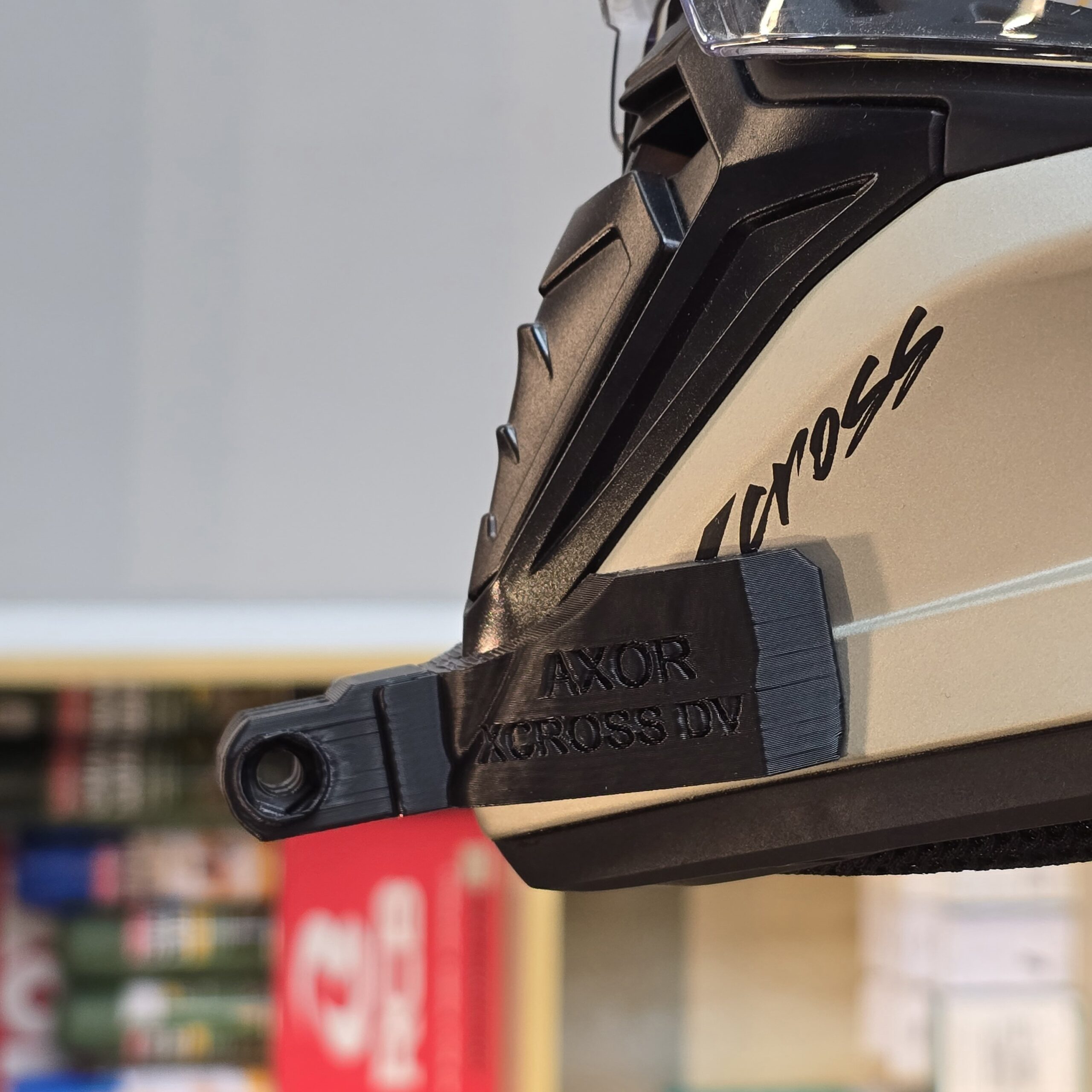 Helmet Chin Mount for AXOR XCROSS DUAL VISOR
