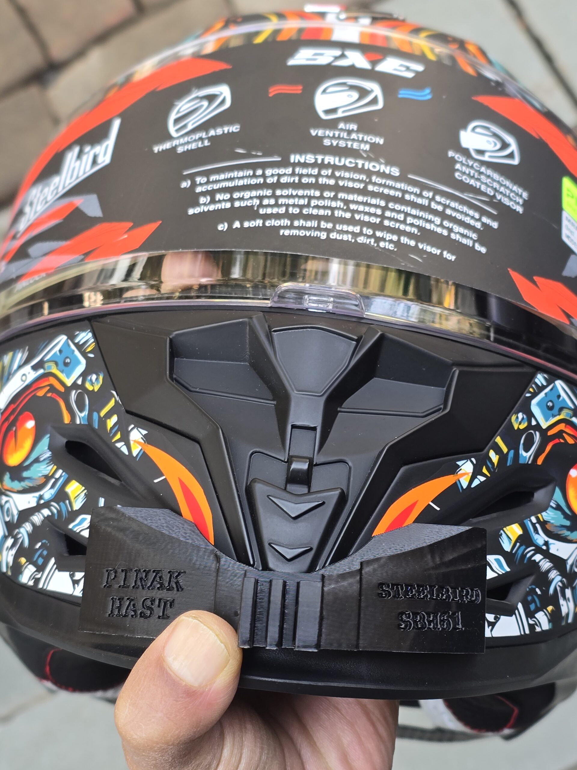 POV Chin mount for STEELBIRD SBH61 SXE - Image 2