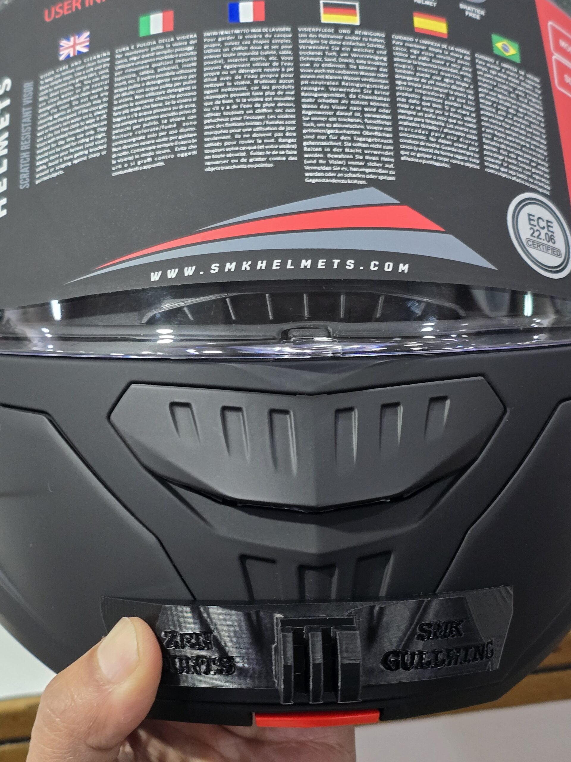 POV Chin mount for SMK GULLWING - Image 5