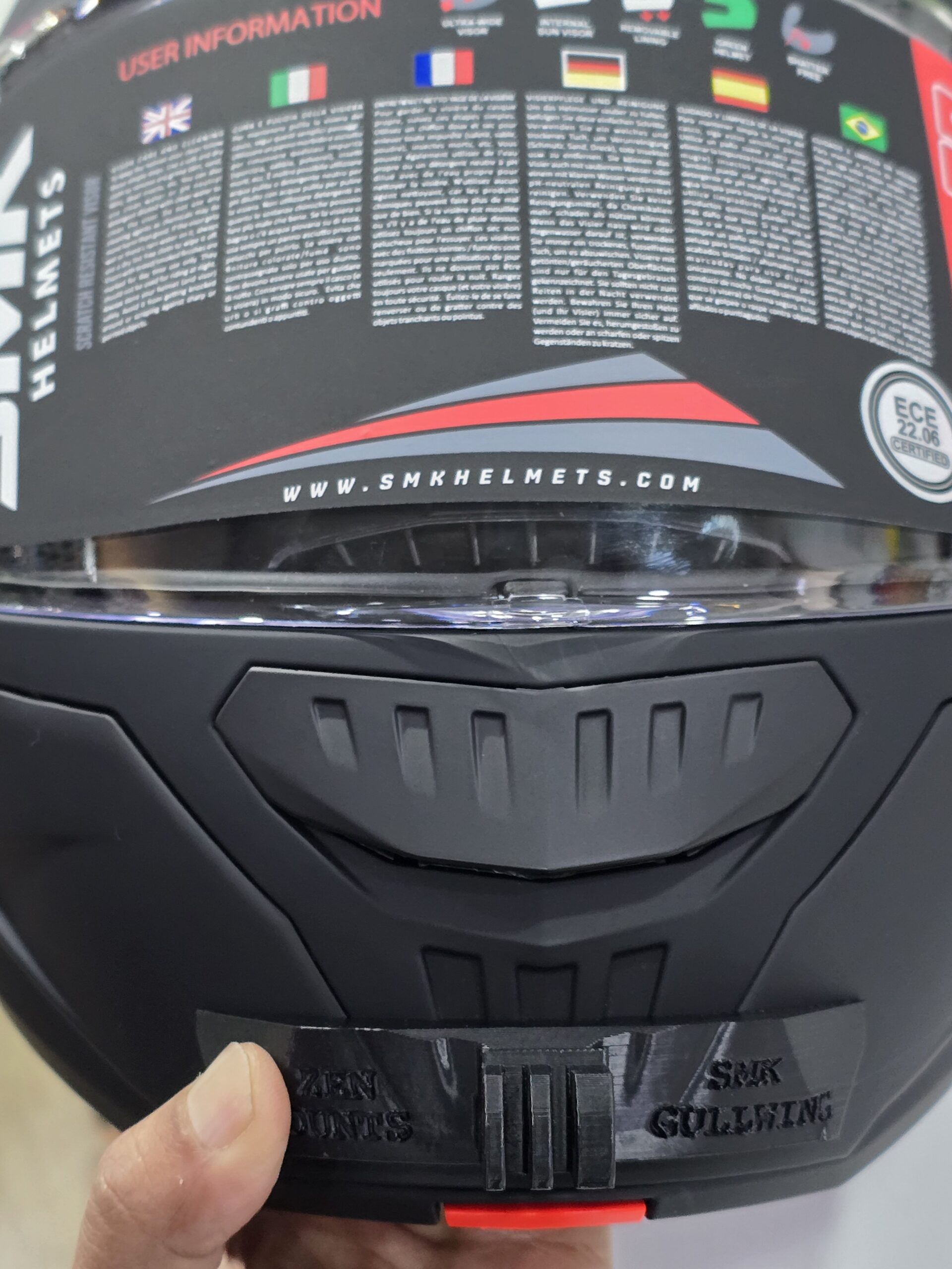 POV Chin mount for SMK GULLWING - Image 2