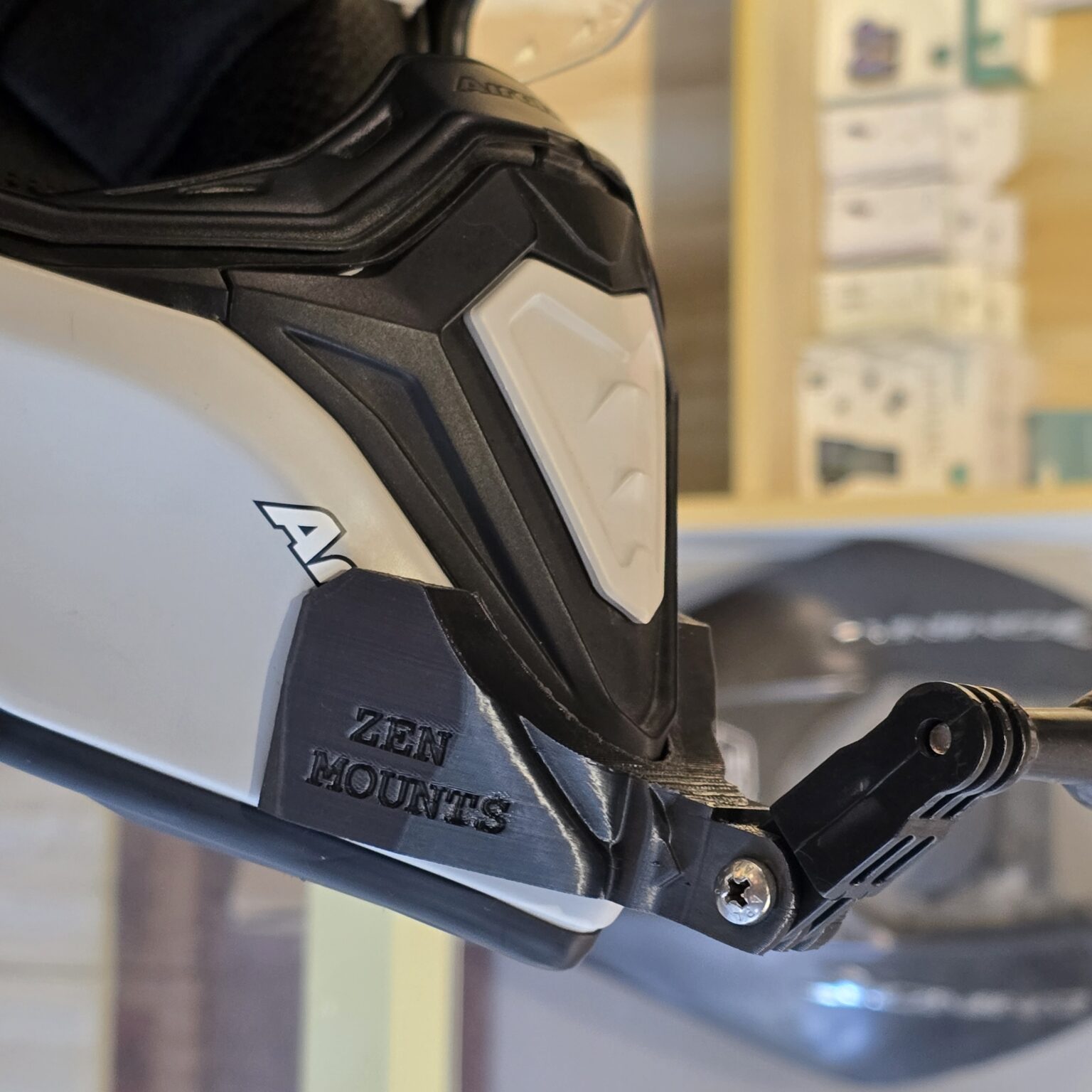 Helmet chin mounts for GoPro, DJI & Insta360 | ZenMounts.com